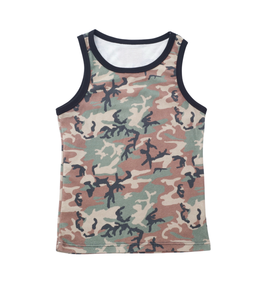 Waffle Vest in Camo